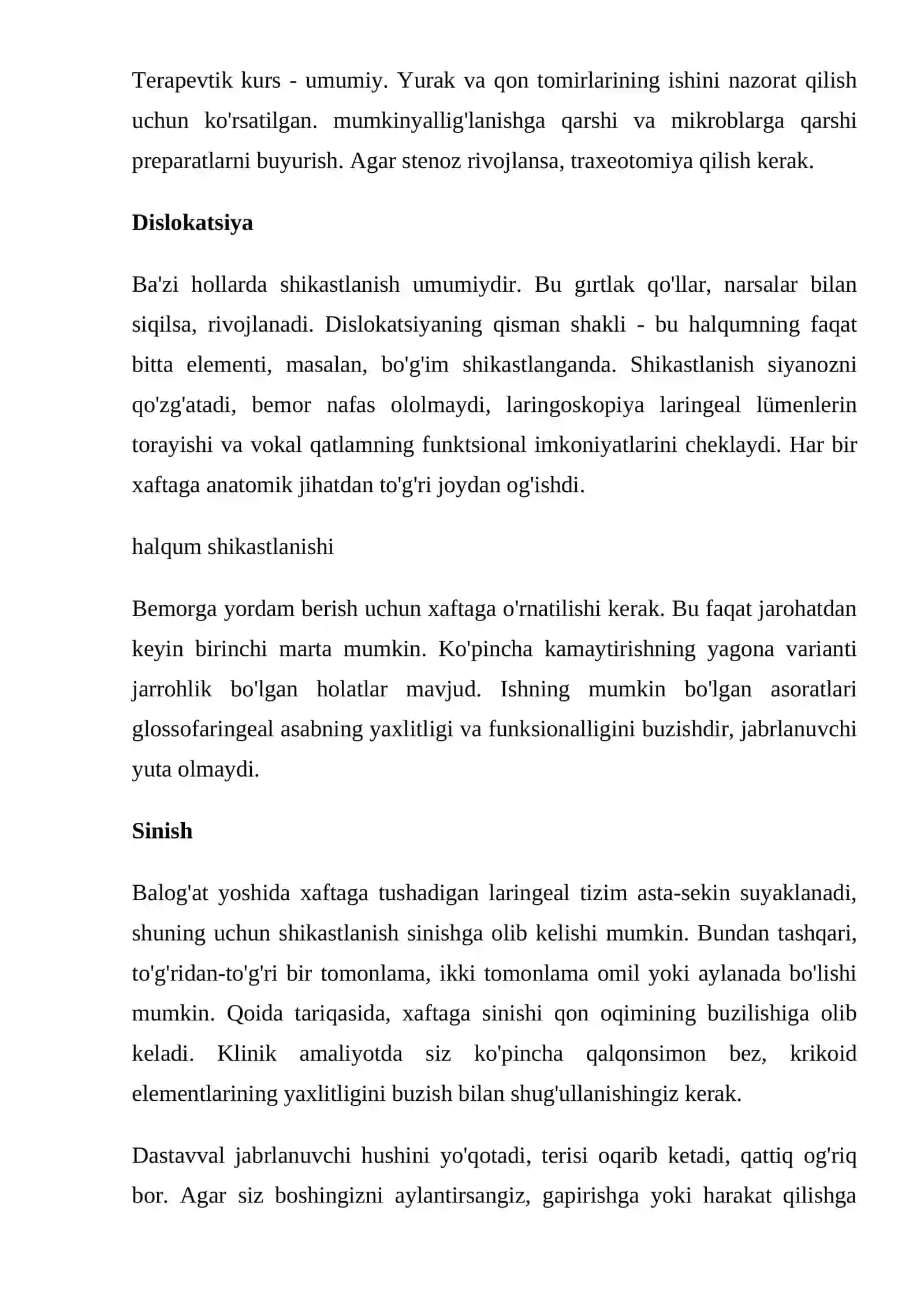 HALQUMNI TEKSHIRISH USULLARI 3