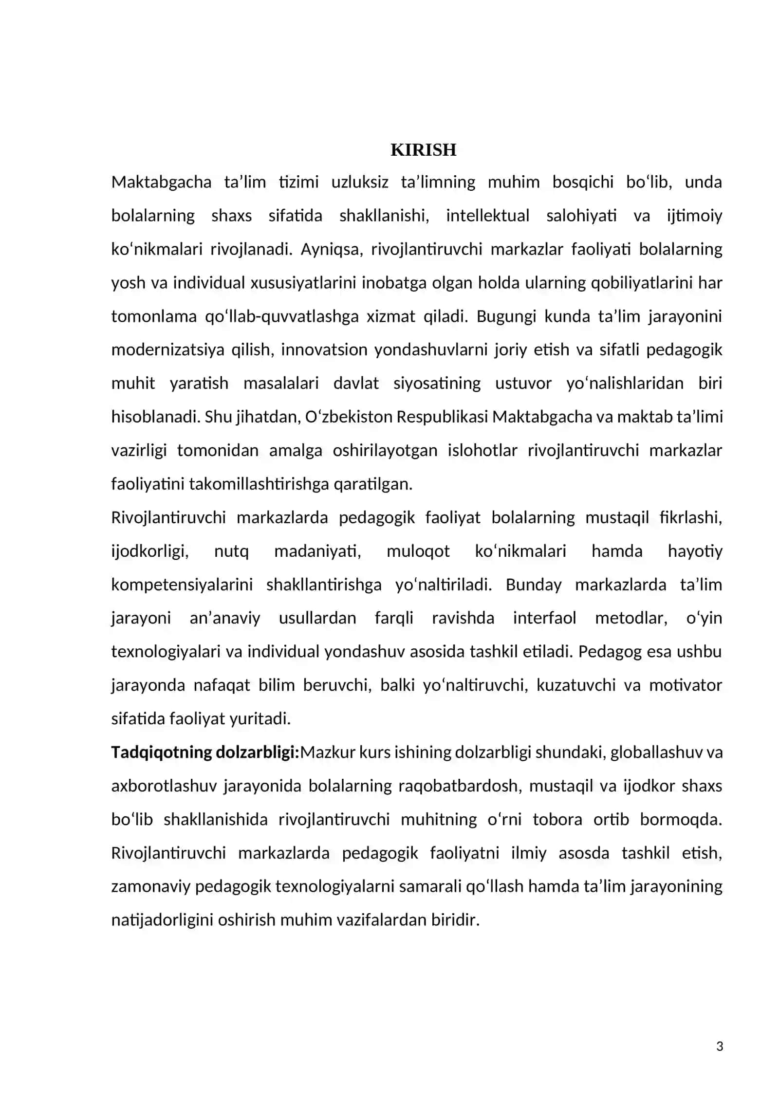 Rivojlantiruvchi markazlarda pedagogik faoliyat 3