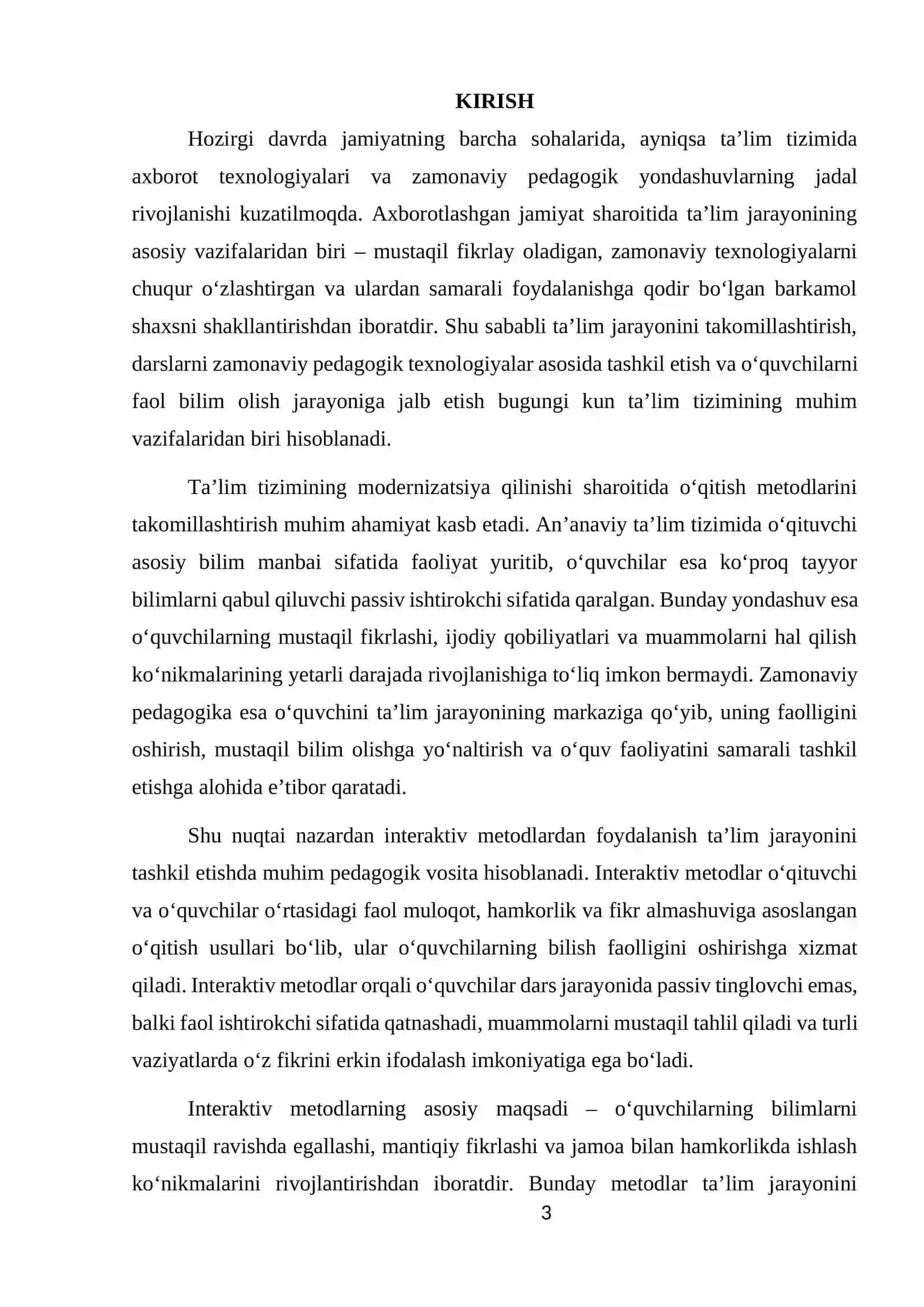 Informatika fanini o‘qitishda interaktiv metodlardan foydalanish imkoniyatlari 3