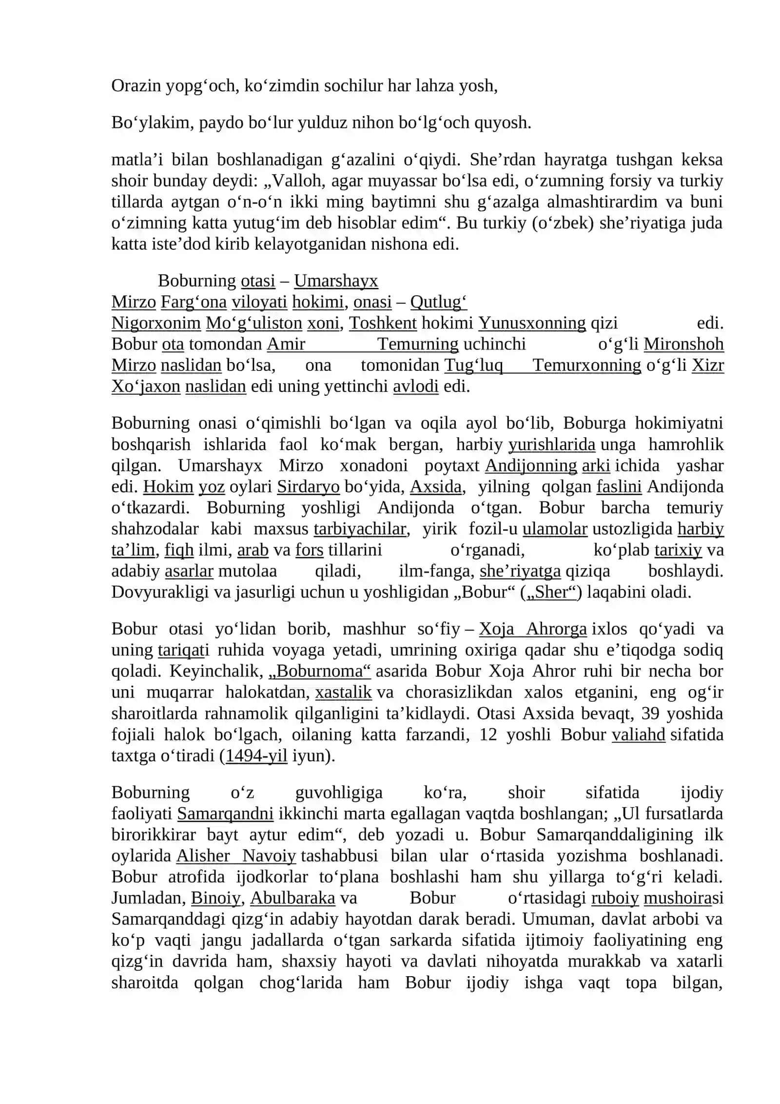 Alisher Navoiy va Zahiriddin Muhammad Bobur buyukligi 3