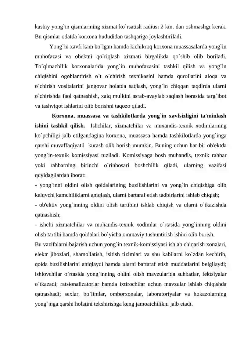 Yong'inni o'chirish modda va vositalari 3