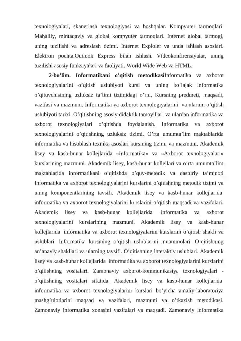 XORIJIY MAMLAKATLARDA BOSHLANG ICH SINFLARDA INFORMARIKA TA’LIMMMG TAHLILI O‘TKATISH 3