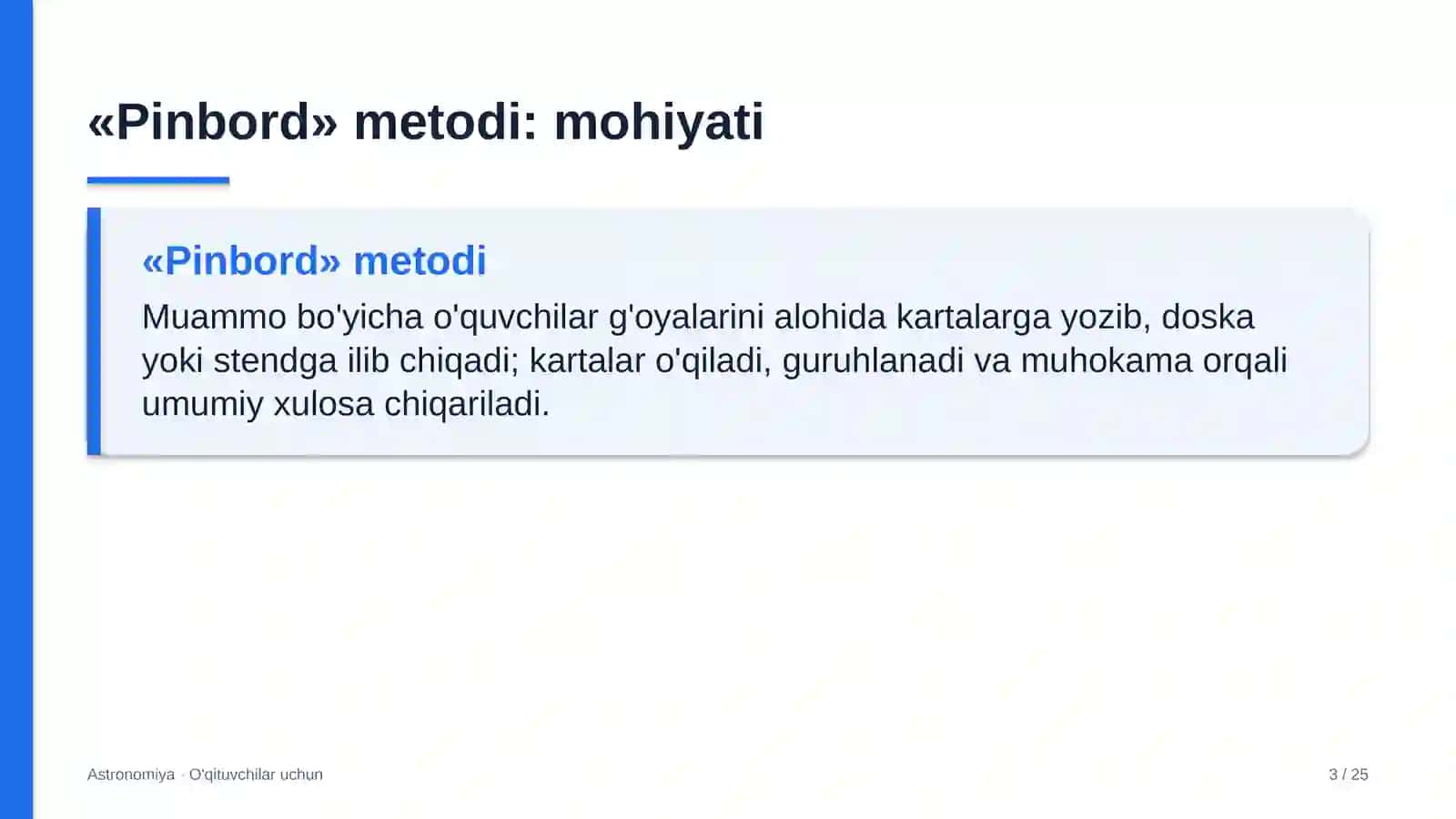 astronomiya darslarida pinbord metodidan foydalanish 1037 3