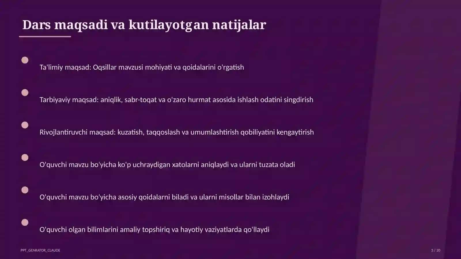 Oqsillar (11-sinf) 3