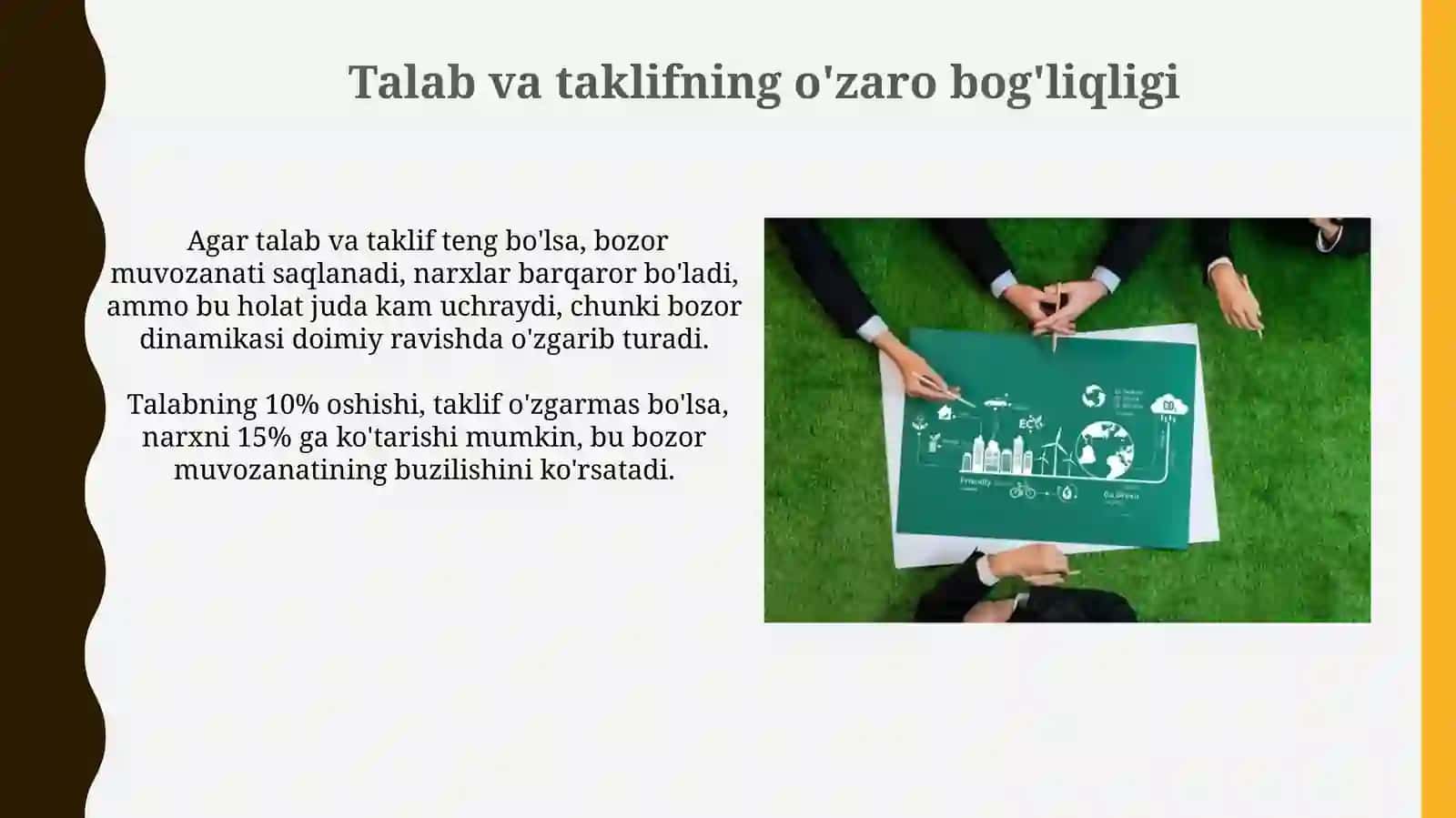 Bozor muhitining harakati bilan shartlangan tamoyillar 3