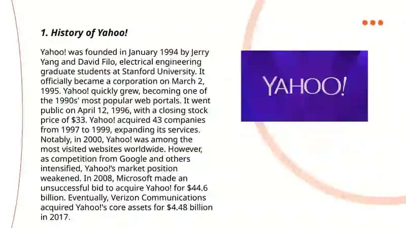 History of Yahoo! 3