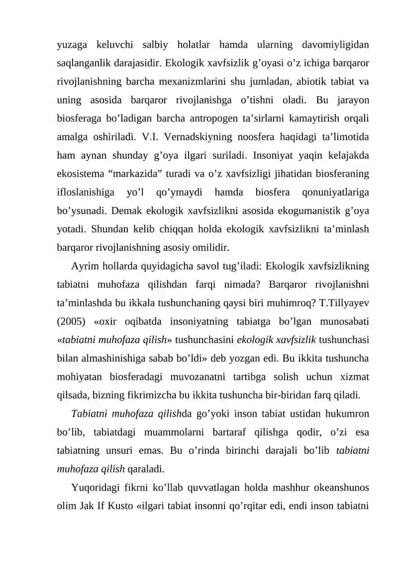 BIOXAVFSIZLIK, UNING STRUKTURASI VA UNI QOLLASHNING HUQUQIY ASOSLARI 3