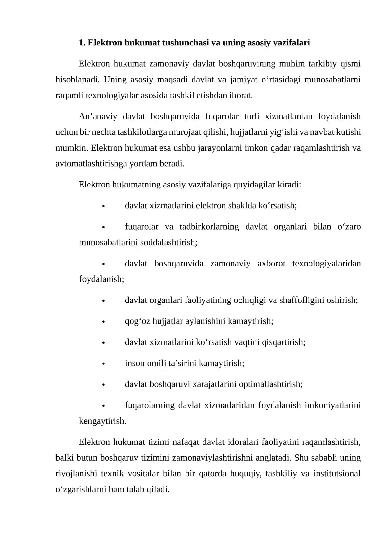 Elektron hukumat tizimlarini rivojlantirishda innovatsion faoliyat 3