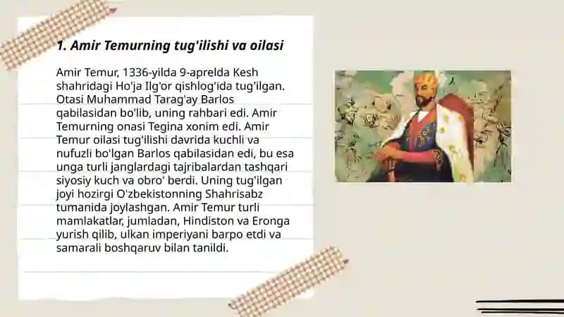 Amir Temur buyuk davlat arbobi 3