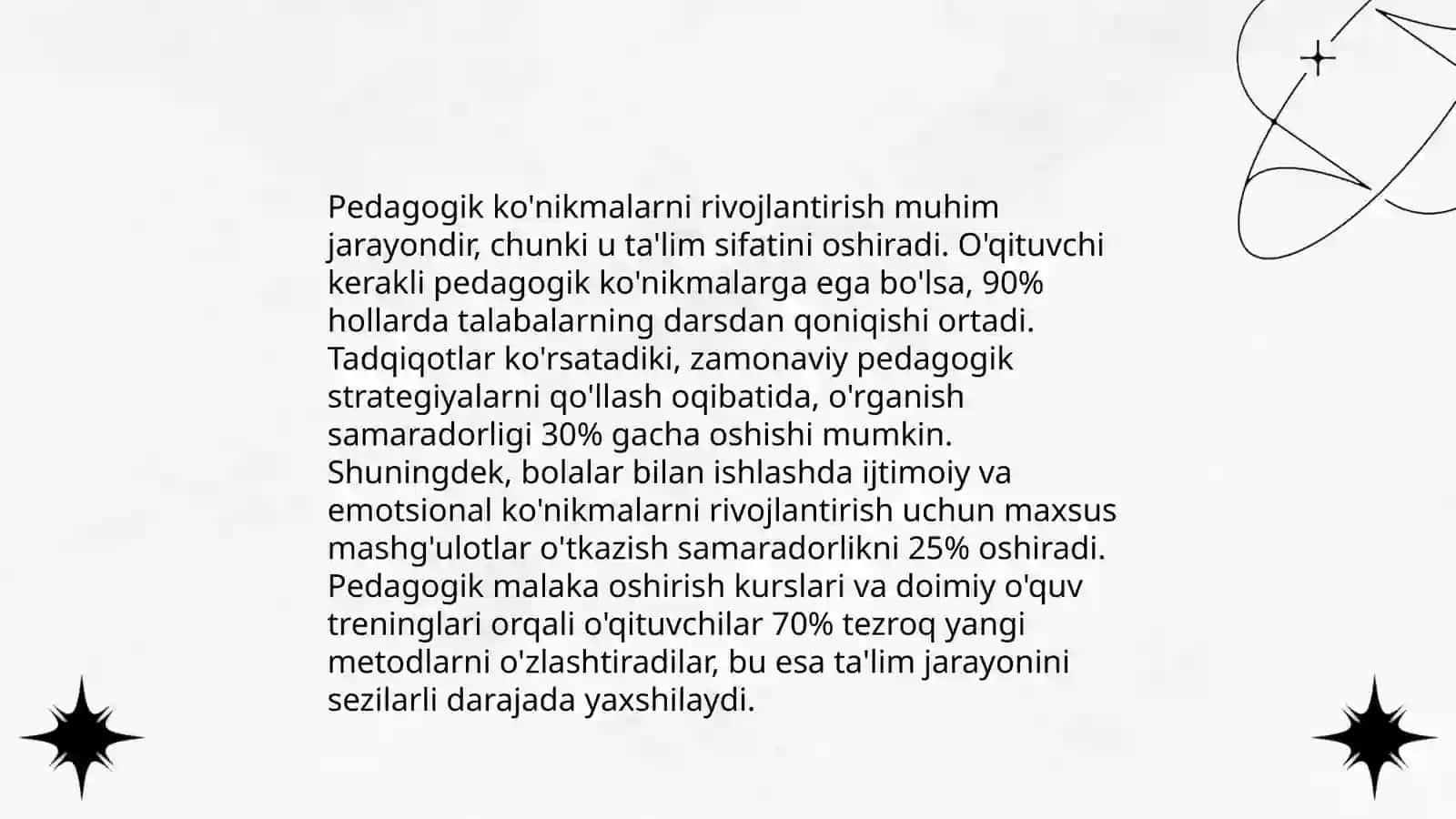 Pedagog kasbiy komponentligi yo'nalishlari va tuzilishi 3