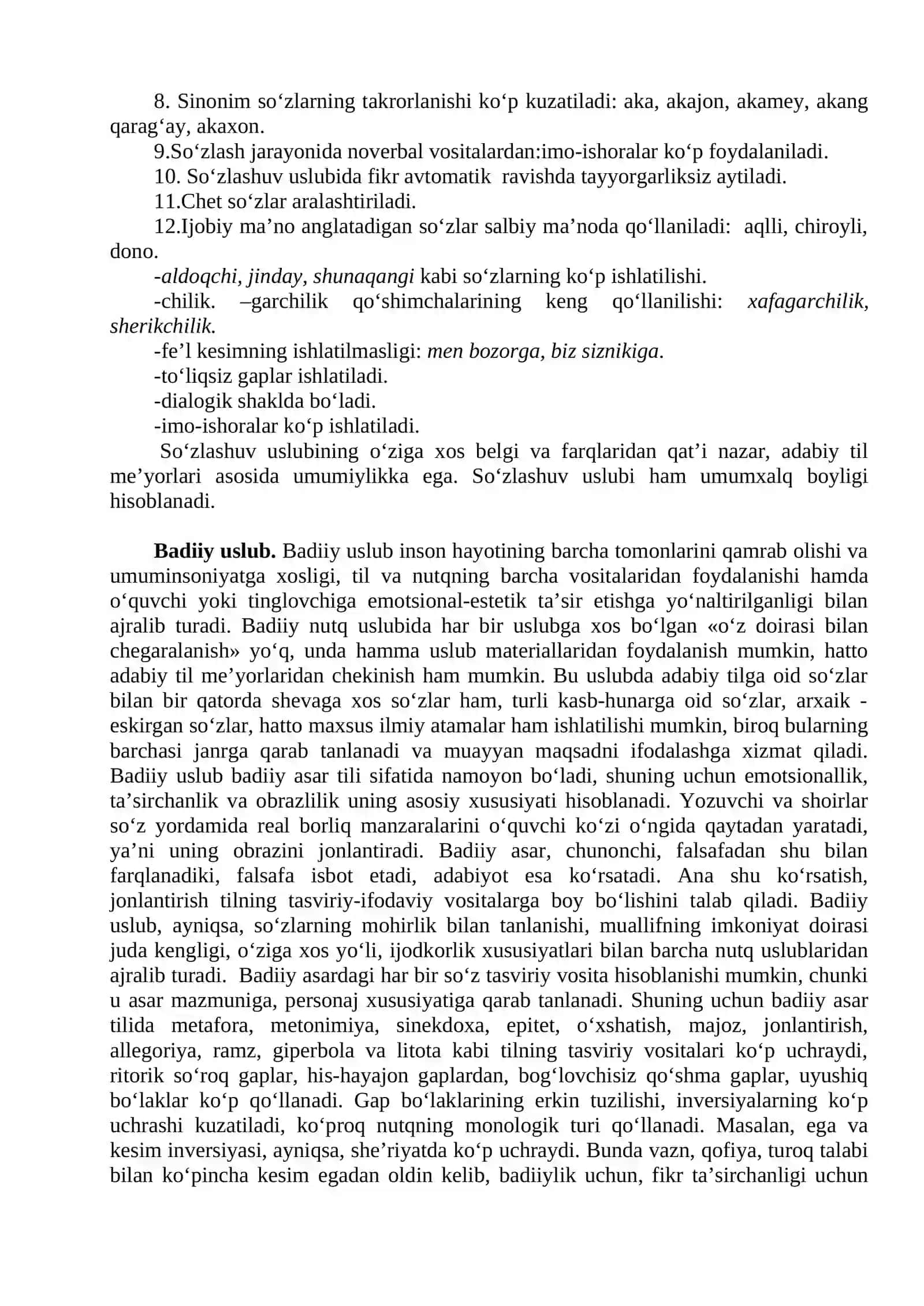 ADABIY NUTQ VA UNING USLUBLARI 3