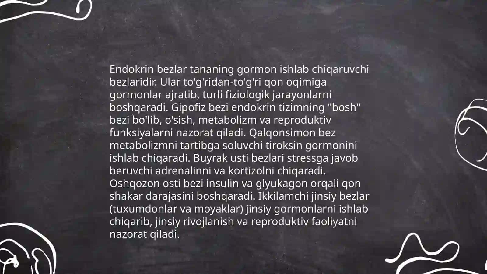 Endokrin tizimi fiziologiyasi 3