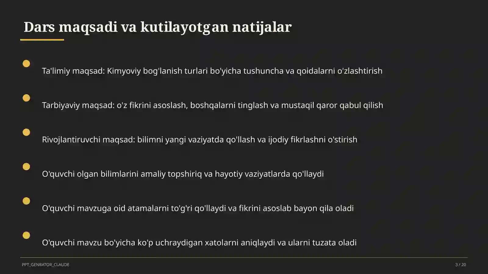 Kimyoviy bog'lanish turlari (8-sinf) 3