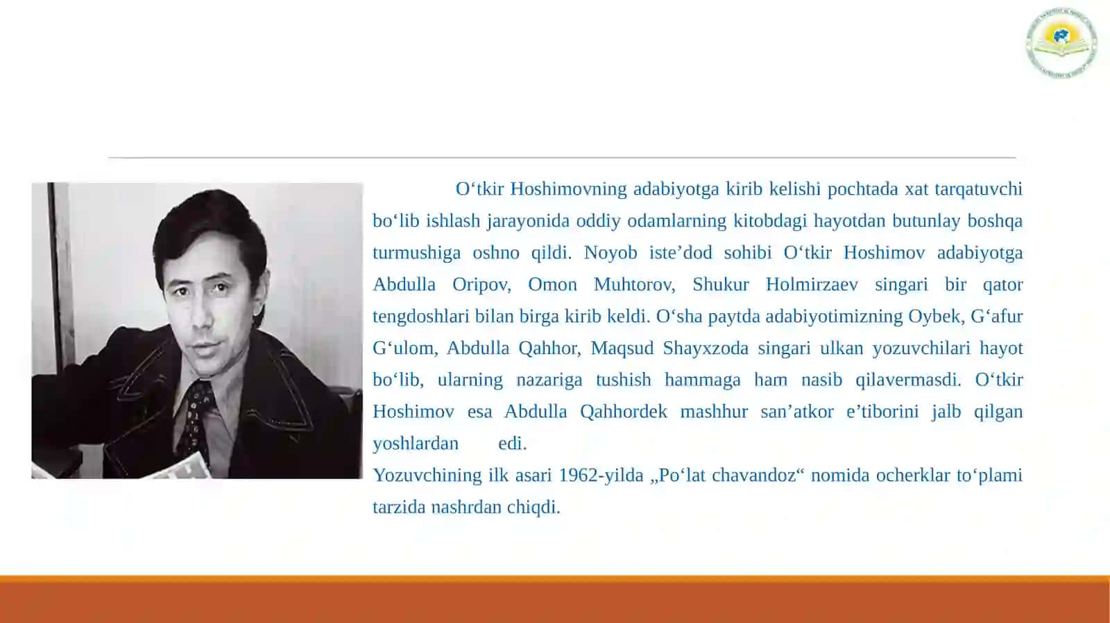 DARS ISHLANMASI O'tkir Hoshimoc 3
