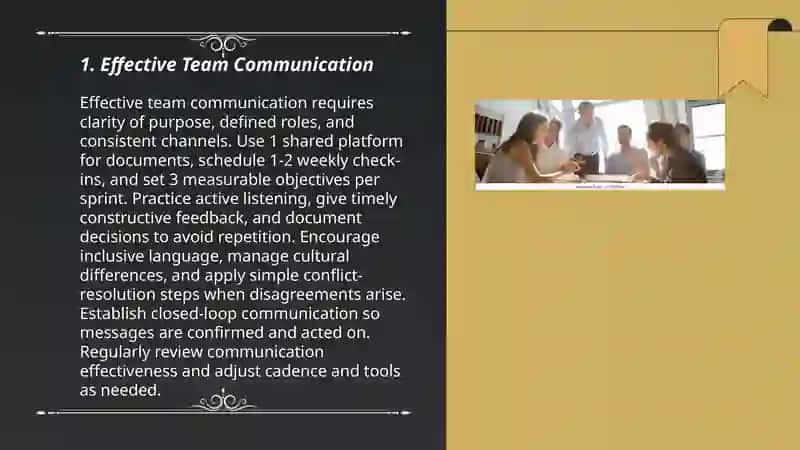Effective Team Communication 3