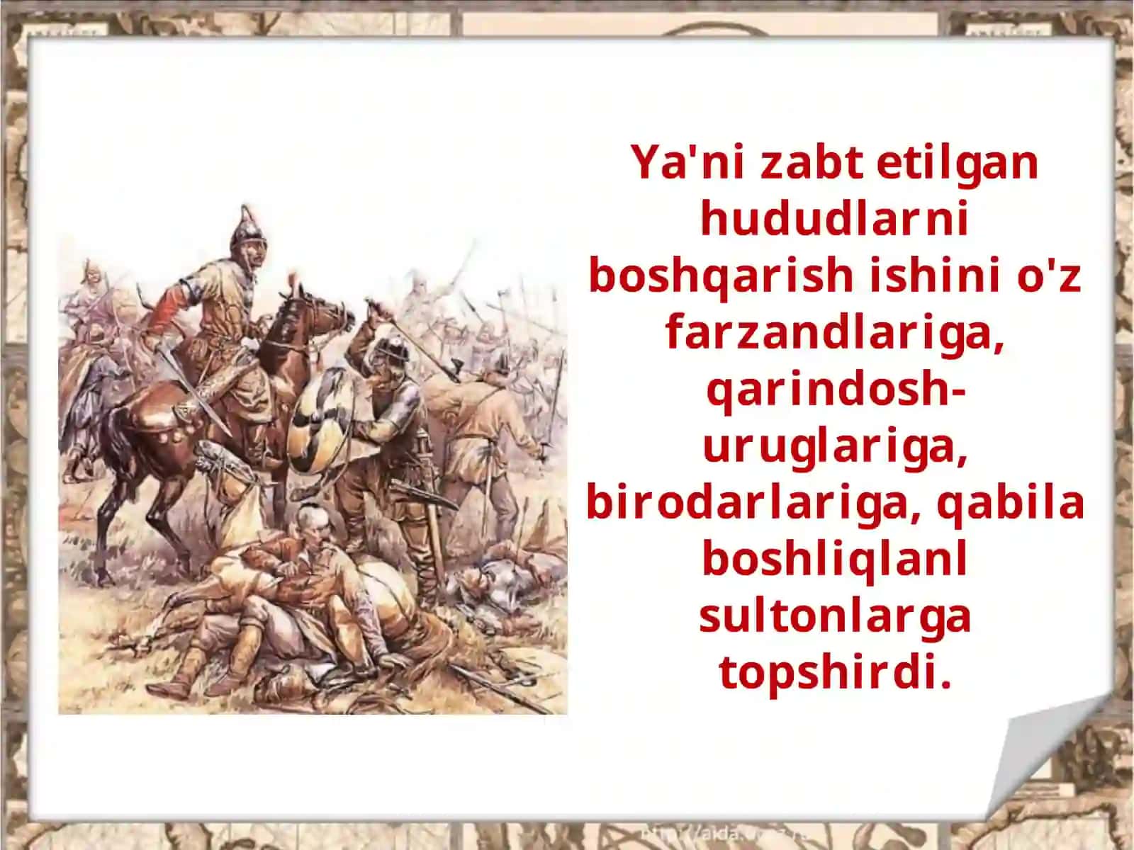 XVI asrda Buxoro xonligida ijtimoiy-iqtisodiy hayot Shayboniylar o‘tkazgan islohotlar 3