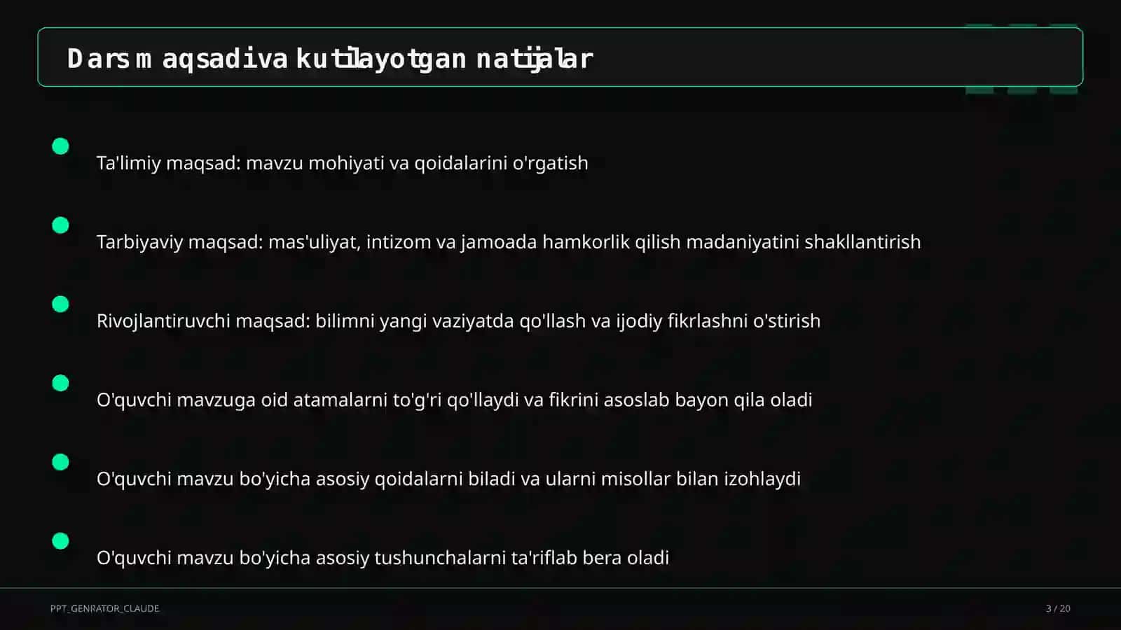 Vatanni sevish: davlat ramzlari (3-sinf) 3