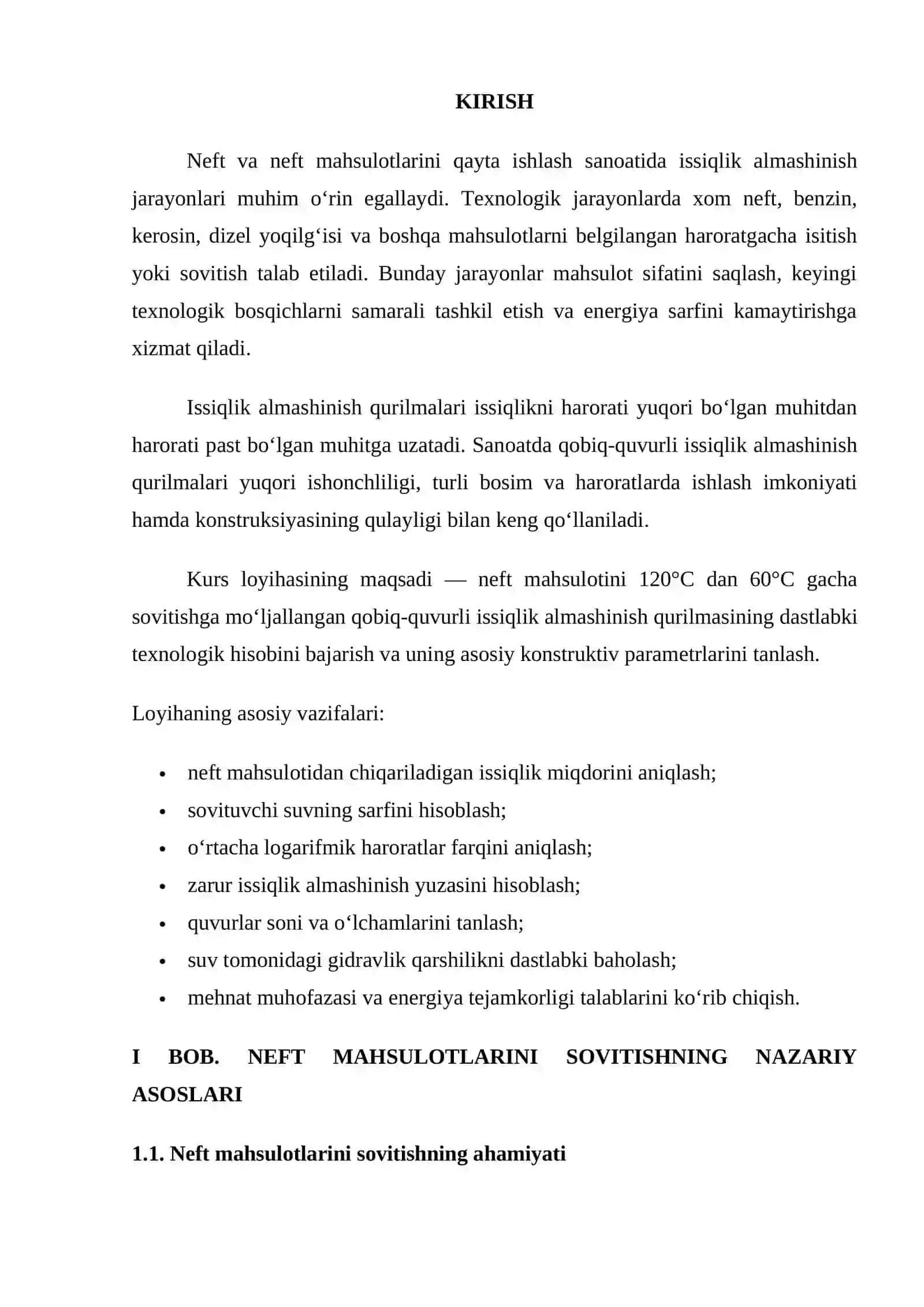 Neft mahsulotlarini sovitish uchun qobiq-quvurli issiqlik almashinish qurilmasi 3