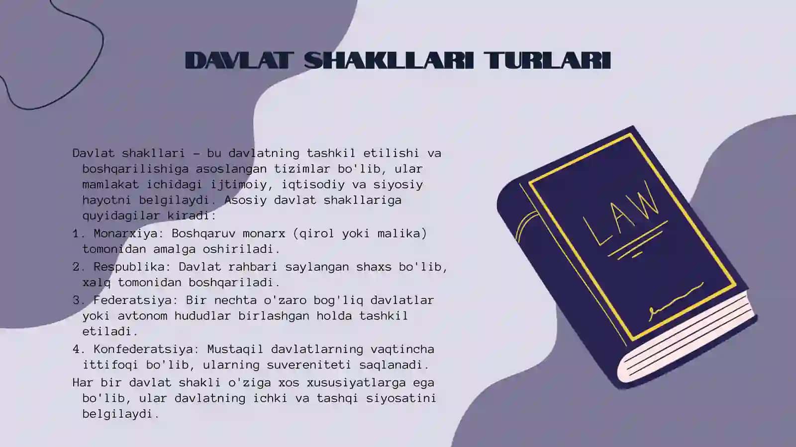 Davlat shakllari 3