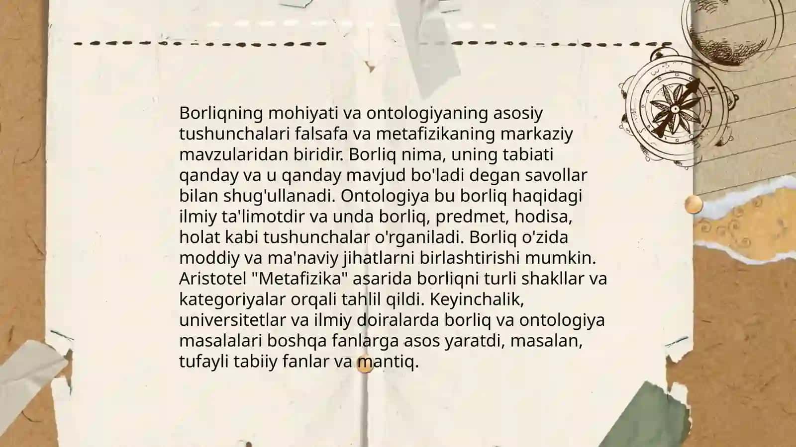 Borliq(Ontologiya)va rivojlanish falsafasi 3