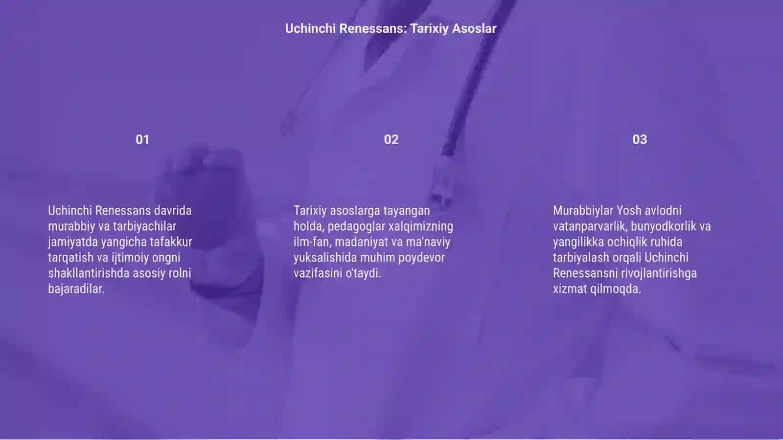 Uchinchi Renessans: Tarixiy Asoslar 3