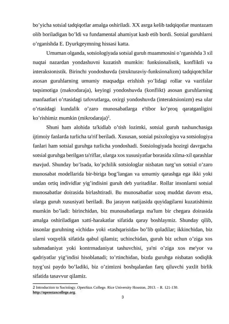 Sotsial guruh tushunchasi va uning asosiy tamoyillari 3