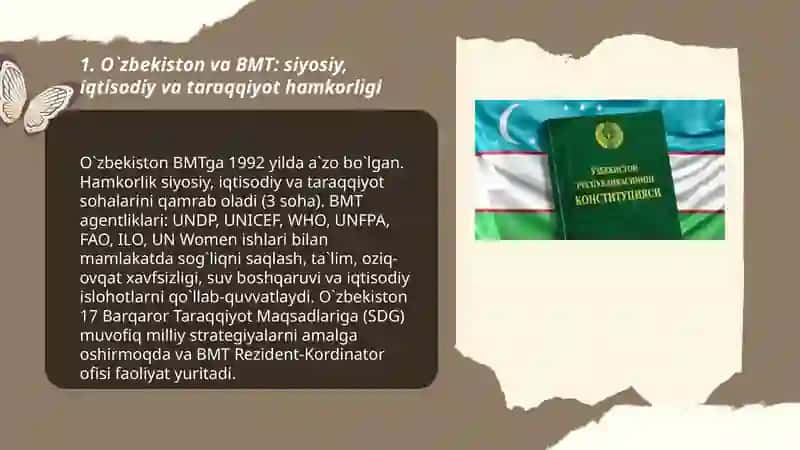 O`zbekiston va BMT: siyosiy, iqtisodiy va taraqqiyot hamkorligi 3