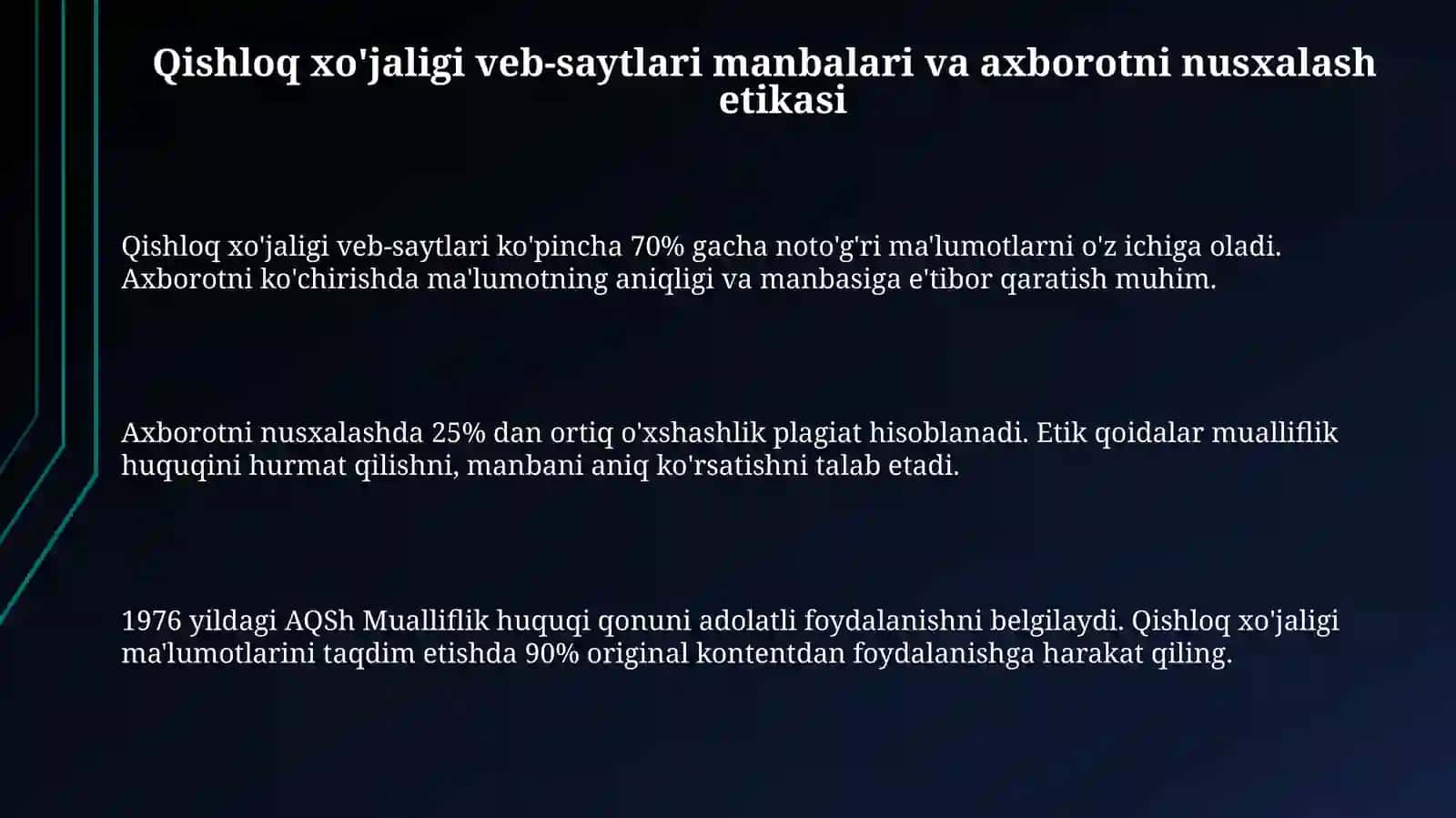 Internetda qishloq xoʻjaligiga oid veb manzillar va ulardan axborotlarni koʻchirish 3