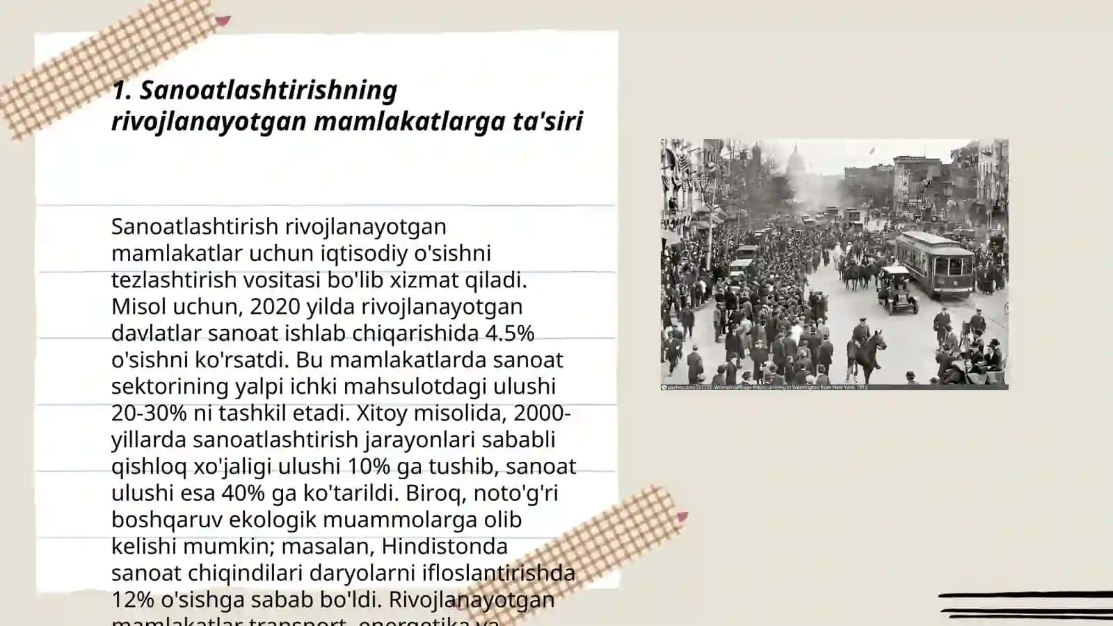 Rivojlanayotgan mamlakatlarning sanoatlashtirish modellari va kambagʻallik muamosi 3