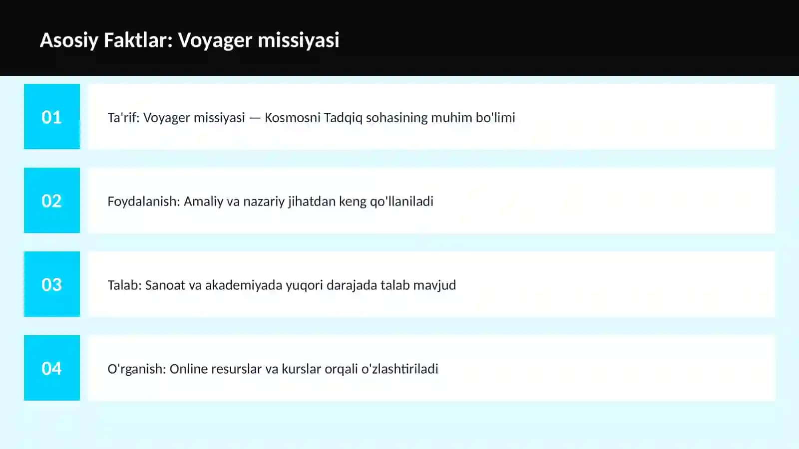 KOSMOSNI TADQIQ 3