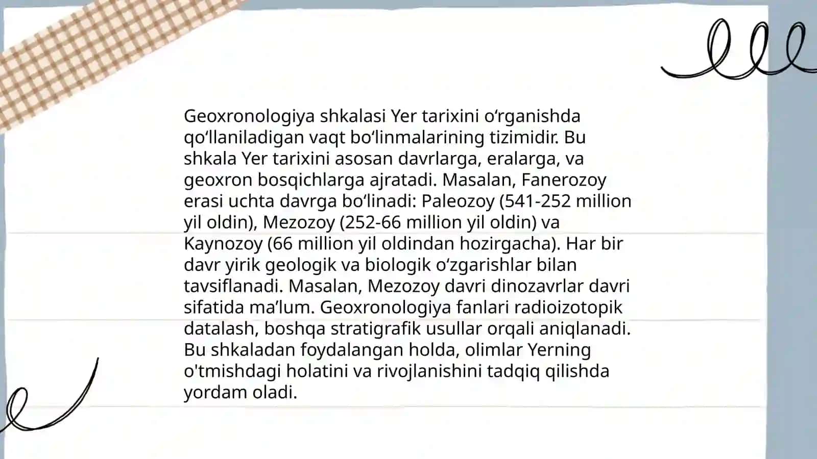Geoxronologiya shkalasi va Yerning yoshini aniqlash 3