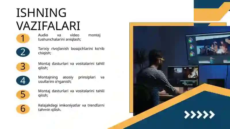 Audio va video montajning asoslari va mohiyati 3