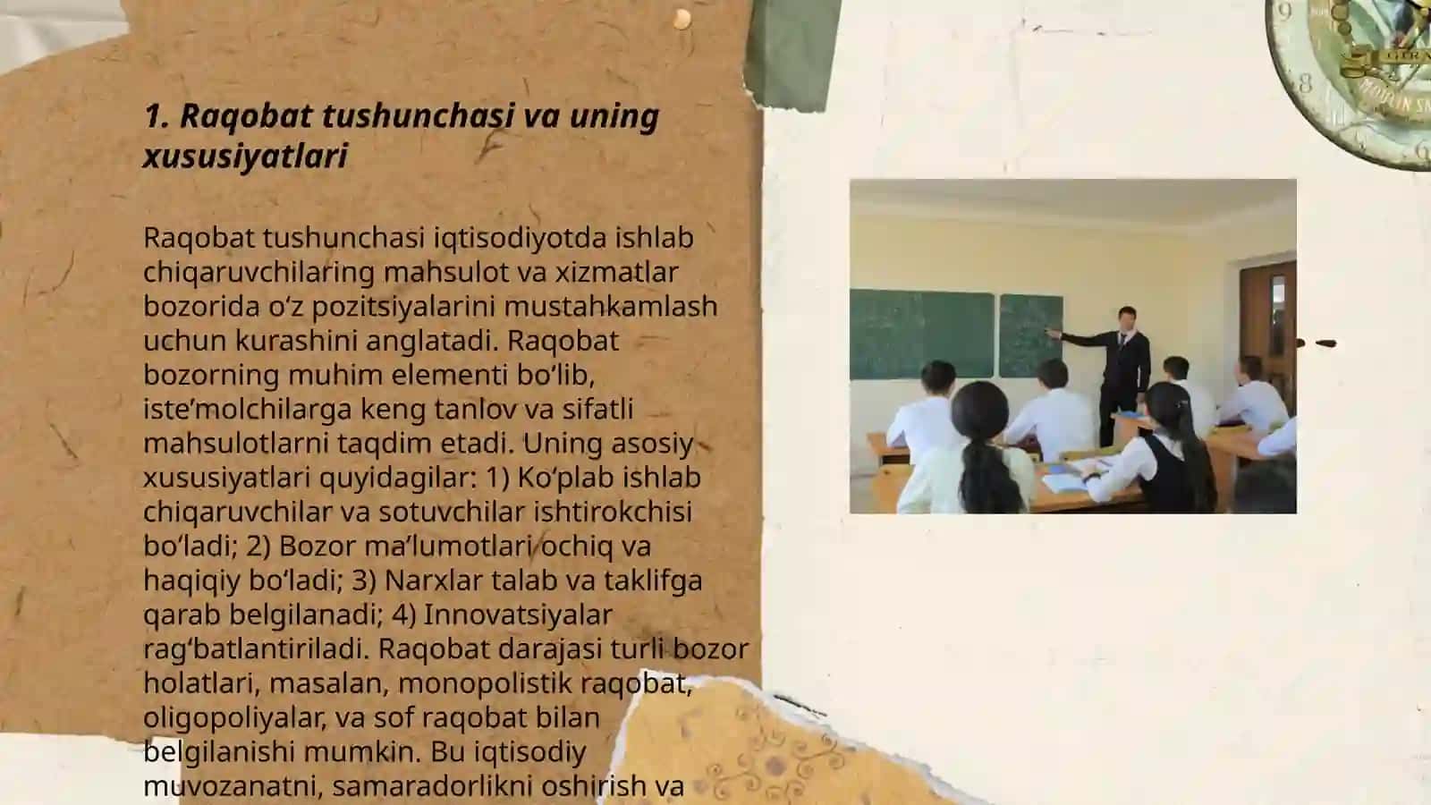 Raqobat tushunchasi va yakkaxokimlikni o‘rganish (Firma misolida) 3