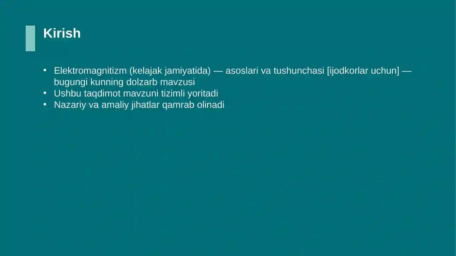 Elektromagnitizm (kelajak jamiyatida) — asoslari va tushunchasi [ijodkorlar uchun] 3