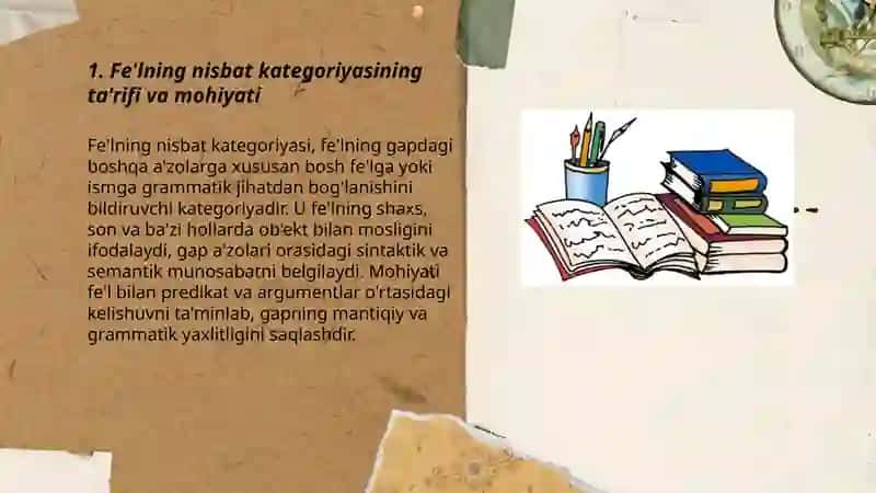 Fe'lning nisbat kategoriyasi 3