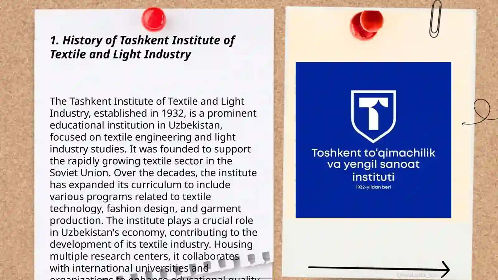 History of Tashkent Institute of Textile and Light Industry 3