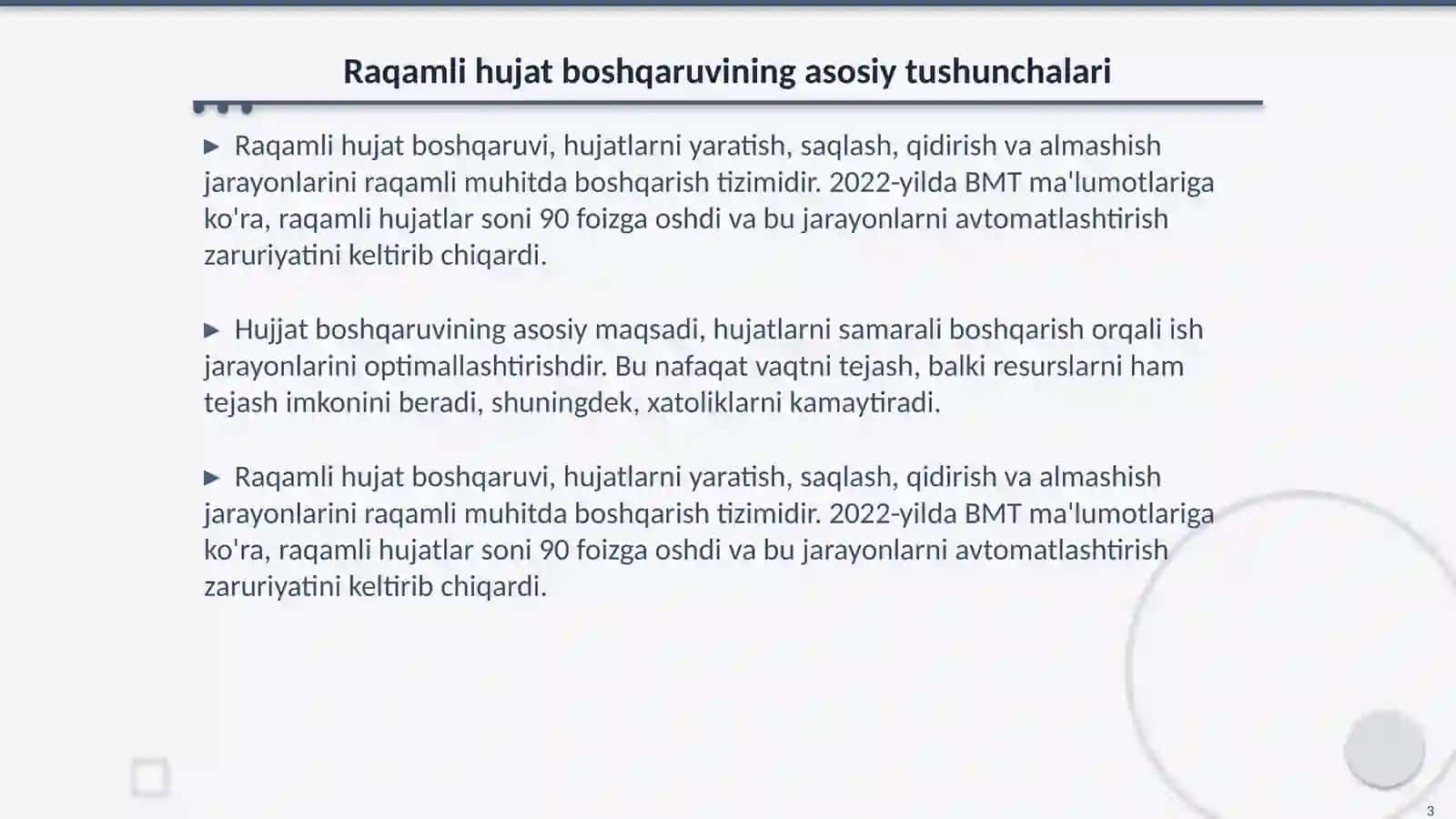Raqamni transformation sharoitida hujat boshqaruvi 3