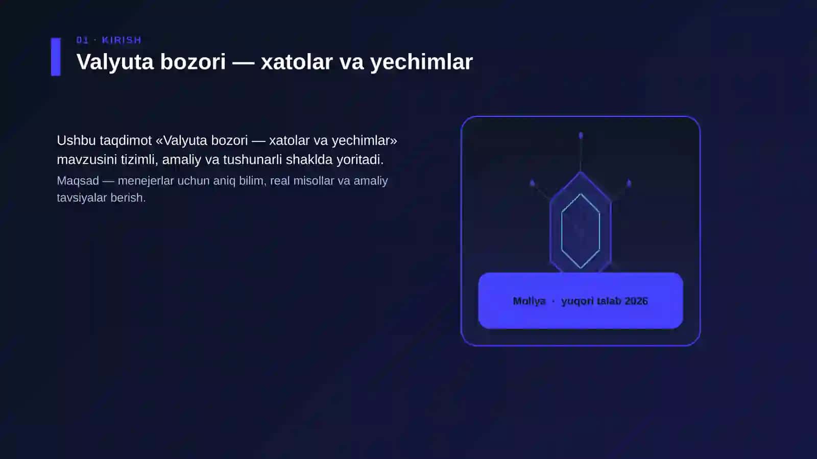 Valyuta bozori — xatolar va yechimlar 3