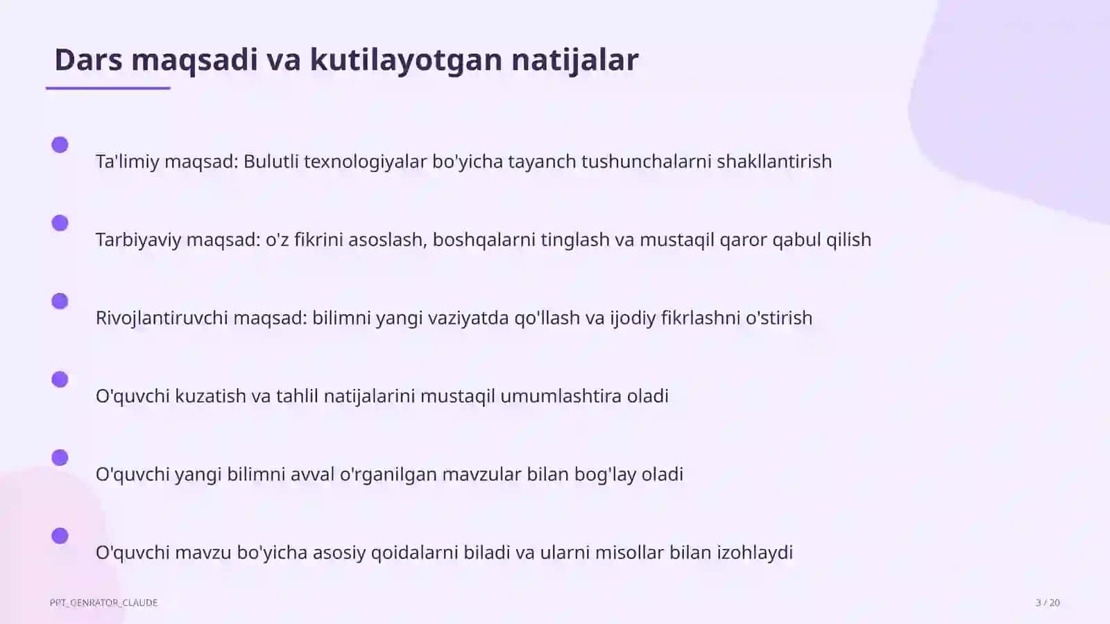 Bulutli texnologiyalar (11-sinf) 3