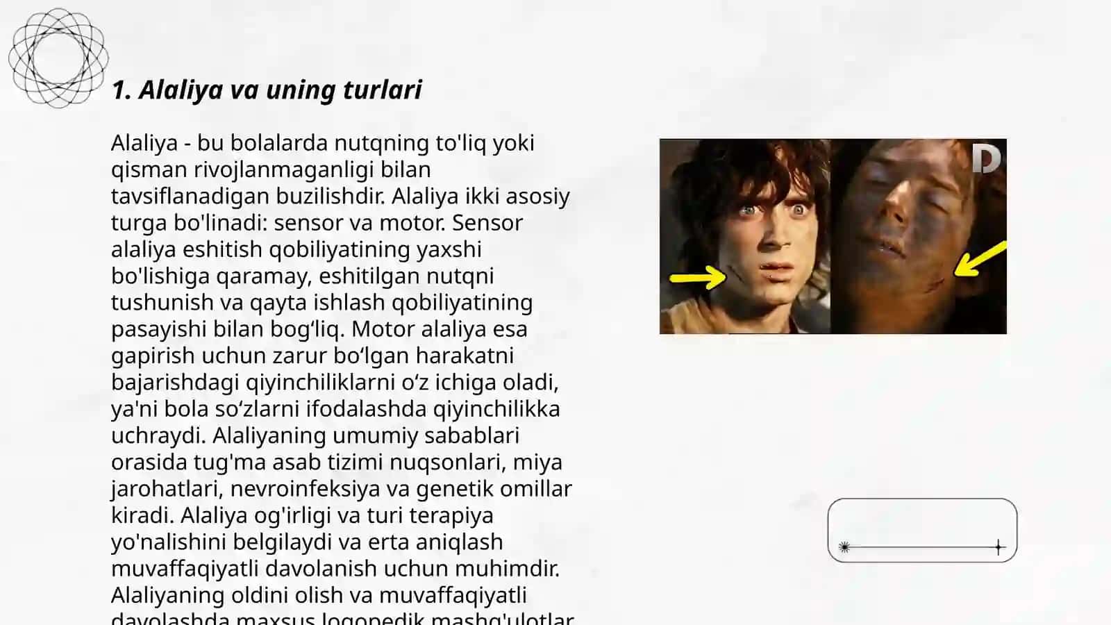 Alaliya va uning turlari 3