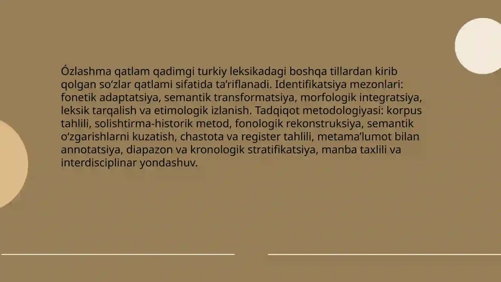 Qadimgi turkiy til leksikasi O'zlashma qatlam 3