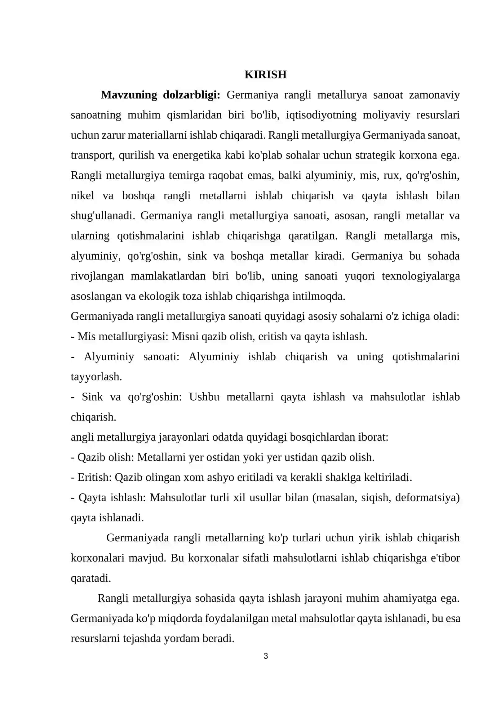 Germaniya rangli metallurgiya sanoati 3
