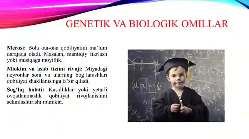 Qobiliyat rivojlanishiga ta'sir qiluvchi omillar 3
