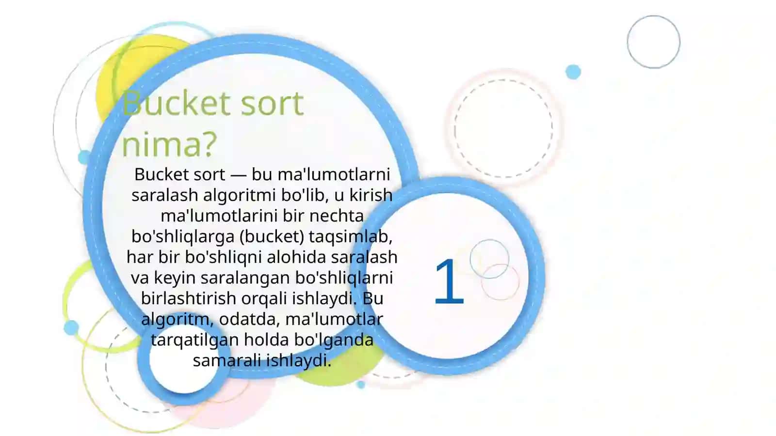 Bucket sort 3