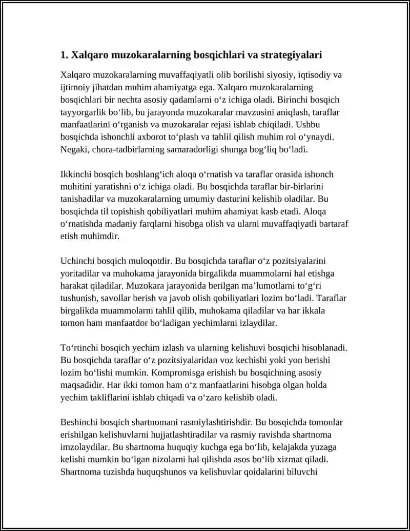 XALQARO MUZOKARALAR VA TOVARLAR OLDI-SOTDI SHARTNOMASI 3