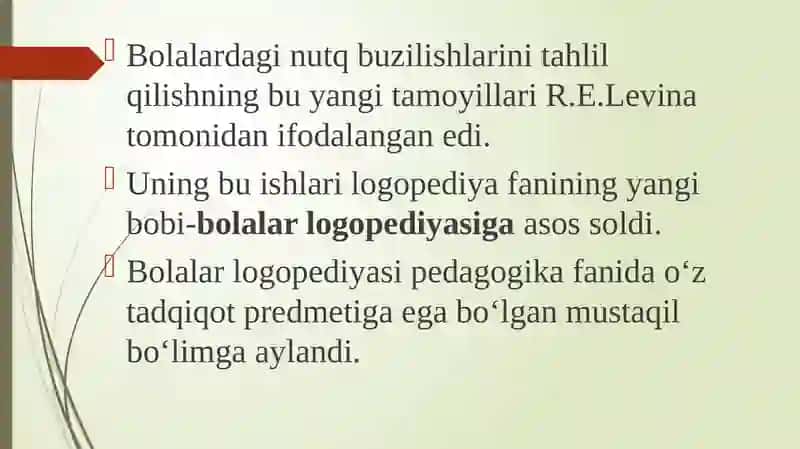 Nutqiy rivojlanishdagi birlamchi va ikkilamchi nuqsonlarnifarqlash 3