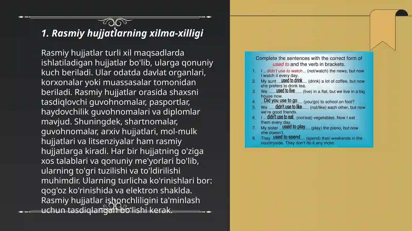 Rasmiy hujjat turlari xizmat yozishmalar 3