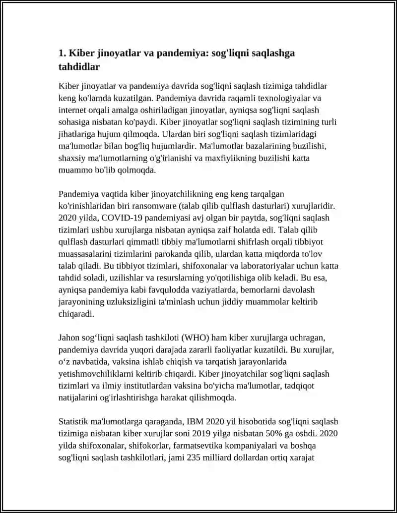 KIBER JINOYAT- YUQUMLI KASALLIK. RAQAMLI GIGEYENA VAKSINA 3