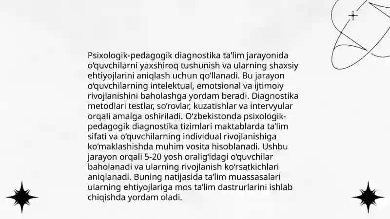 Psixologik-pedgogik vazifani amalga oshirish bosqichi 3