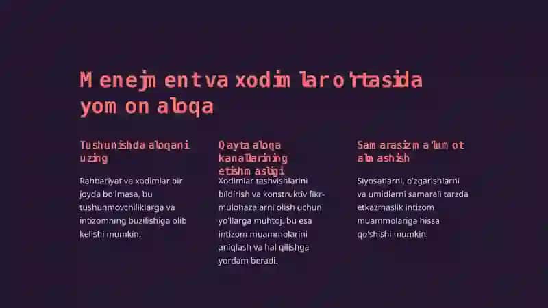 KORXONA XODIMLARI INTIZOMIDA MUOMMOLARINI YUZAGA KELTIRUVCHI MANBALAR 3